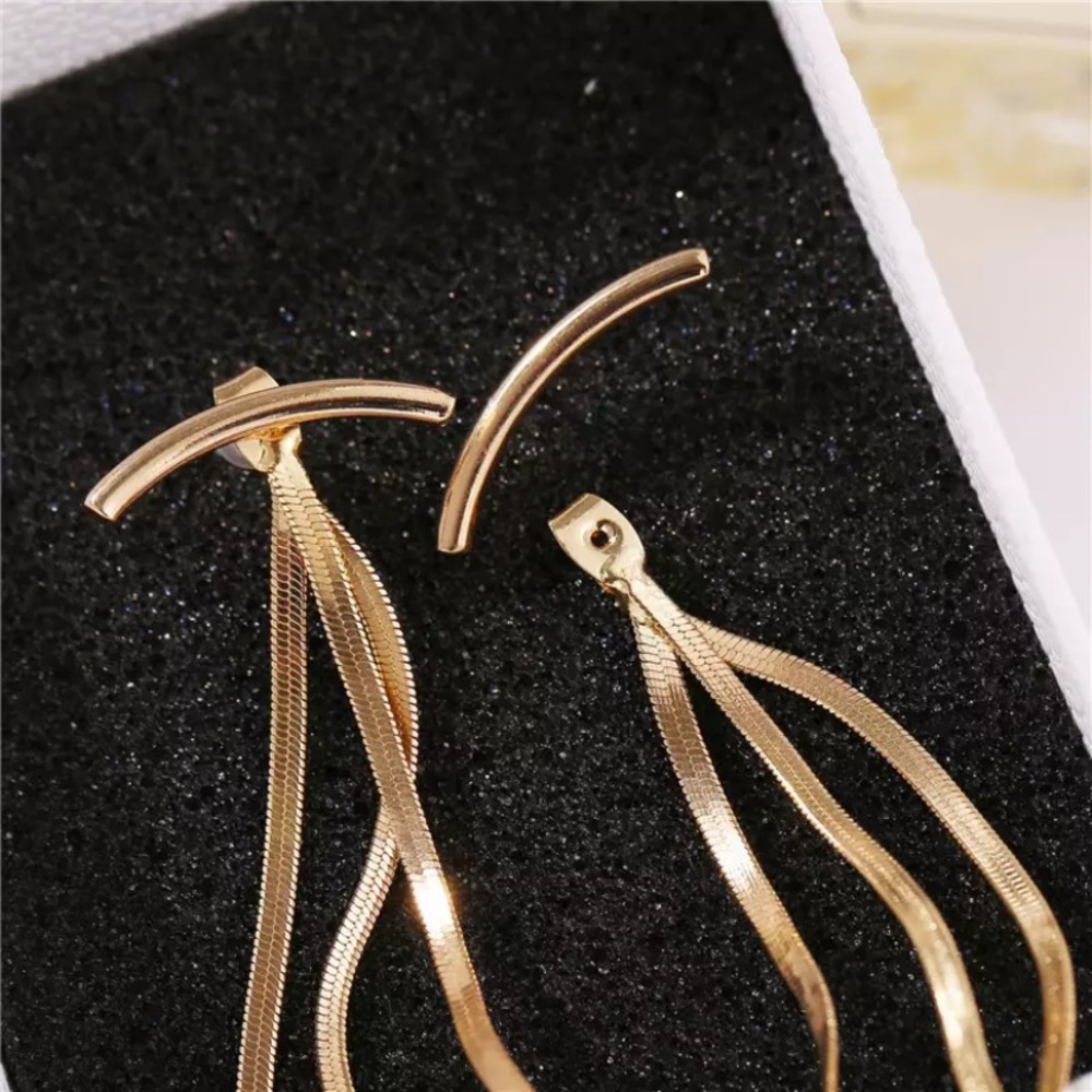 NEW 14k gold plated bohemian Earrings - Picture 5 of 5